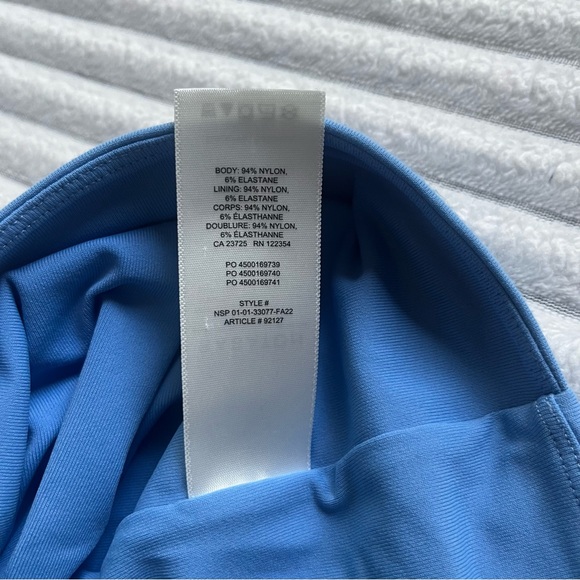 Babaton Contour Blue Mock Neck Top - Picture 12 of 12